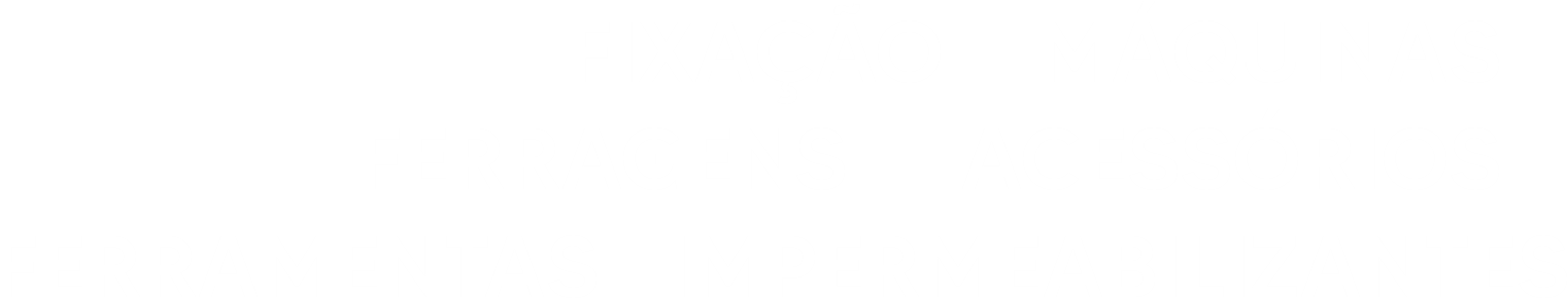 Fixação, Máquinas, Ferragens, Acessórios, Ferramentas e impermeabilizantes